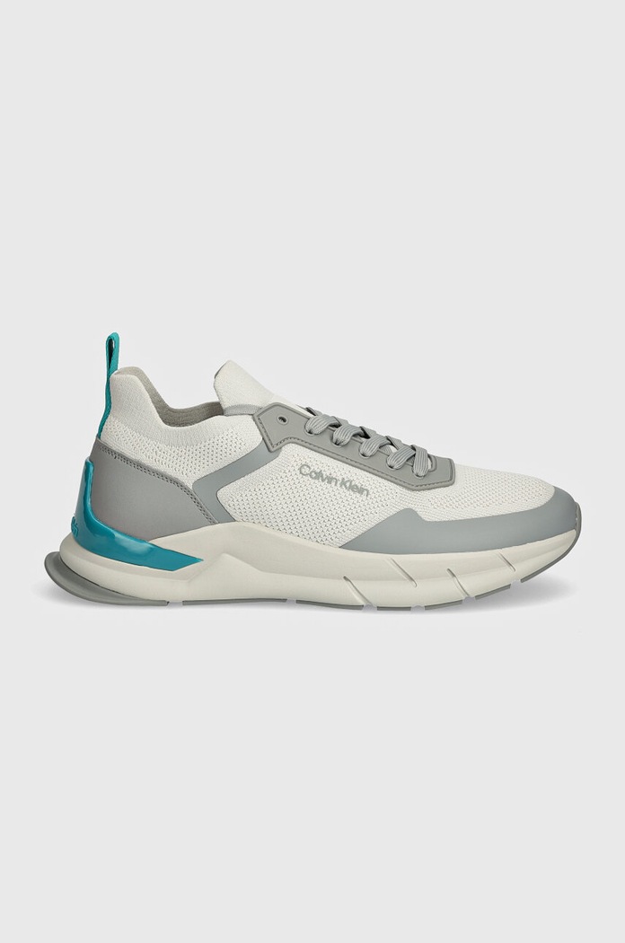 Sneakers Calvin Klein LOW TOP LACE UP MIX HM0HM00918 γκρί SS24