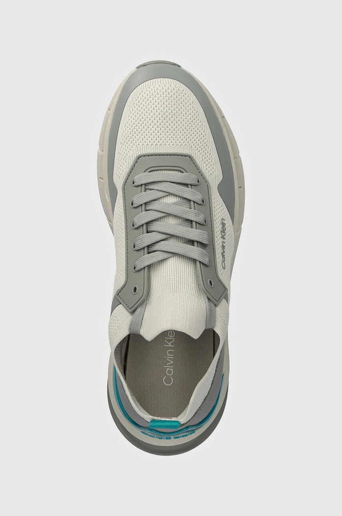 Sneakers Calvin Klein LOW TOP LACE UP MIX γκρί HM0HM00918