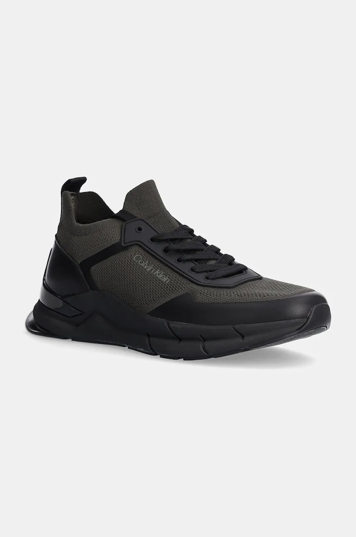 Маратонки Calvin Klein LOW TOP LACE UP MIX Planet friendly зелен HM0HM00918