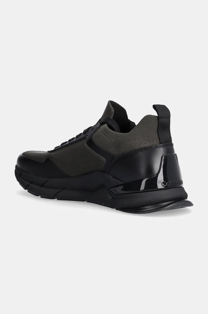 Обувки Маратонки Calvin Klein LOW TOP LACE UP MIX HM0HM00918 зелен