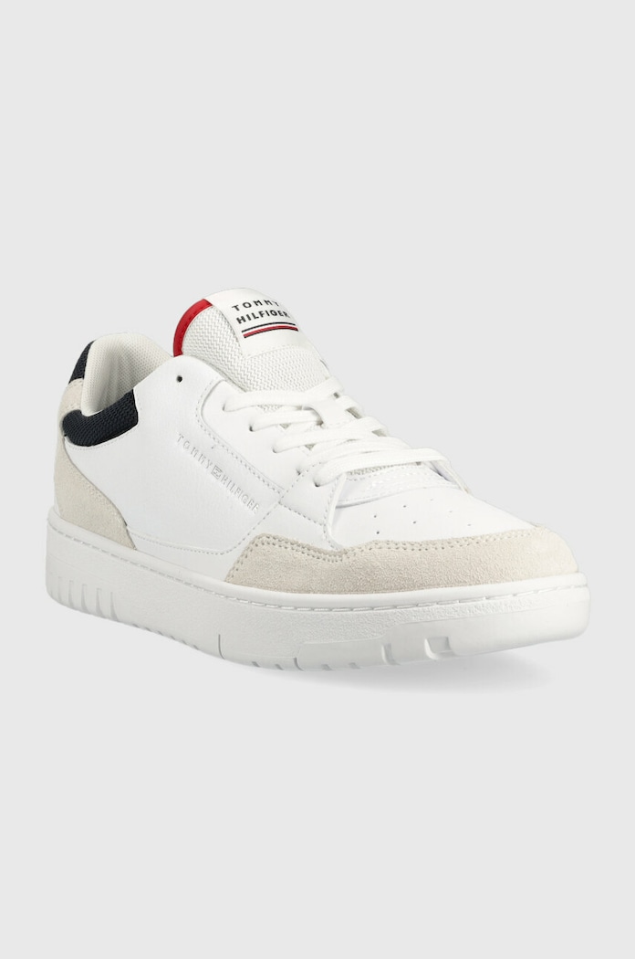 Sneakers Tommy Hilfiger TH BASKET CORE RWB FM0FM04730 λευκό SS24