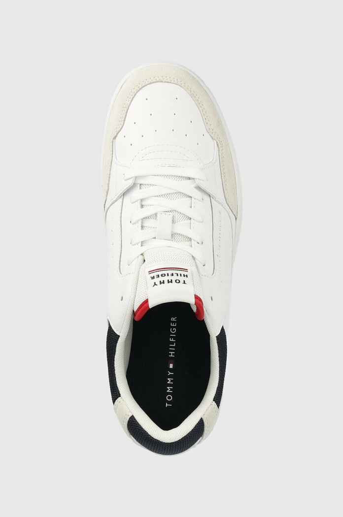 Sneakers Tommy Hilfiger TH BASKET CORE RWB λευκό FM0FM04730