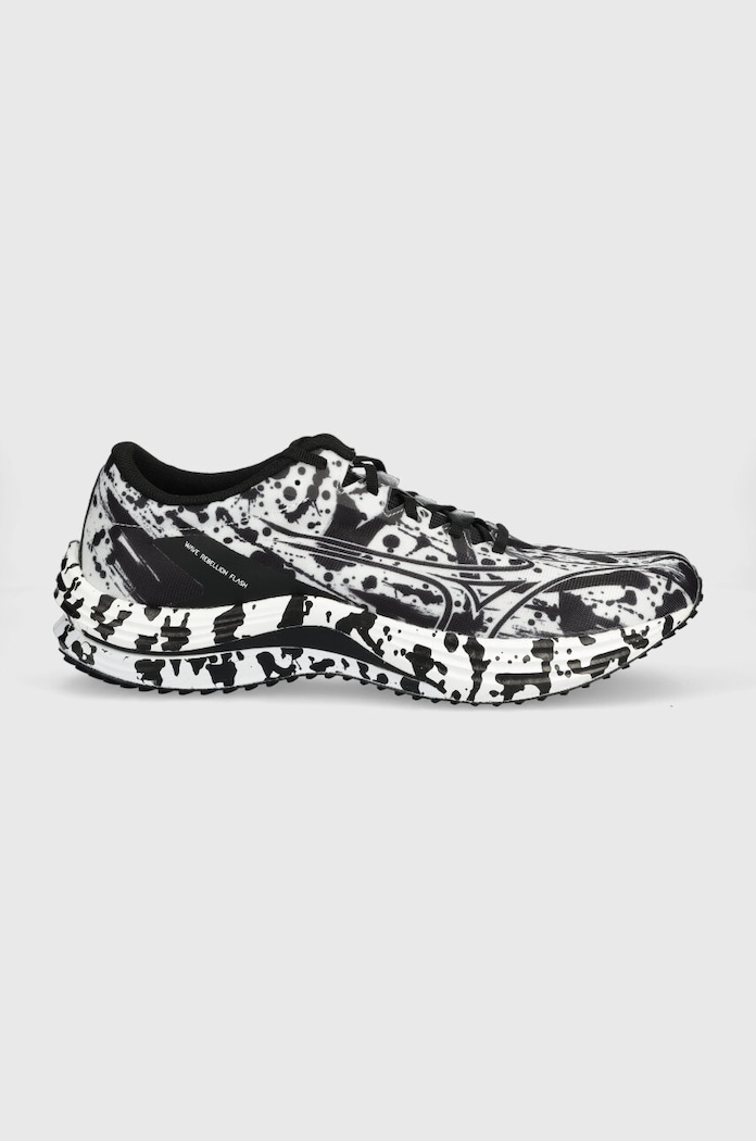 Mizuno buty do biegania Wave Rebellion Flash syntetyczny czarny J1GC2336