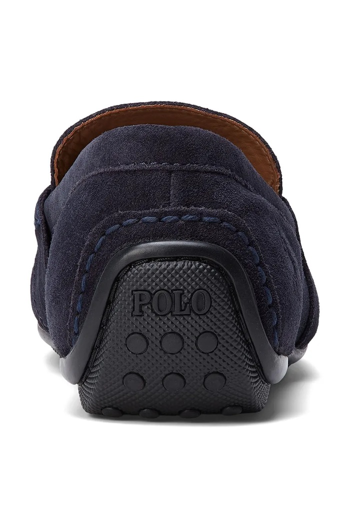 Semišové mokasíny Polo Ralph Lauren Reynold tmavomodrá 803893741001