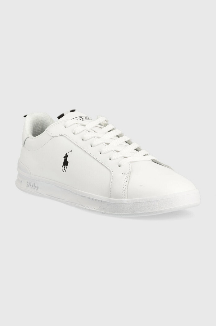 Polo Ralph Lauren sneakersy skórzane Hrt Ct II 809860883006 biały AW24