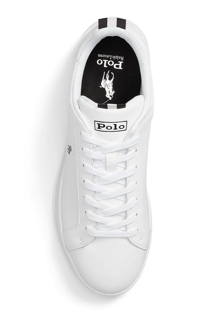 Взуття Шкіряні кросівки Polo Ralph Lauren Hrt Ct II 809860883006 білий