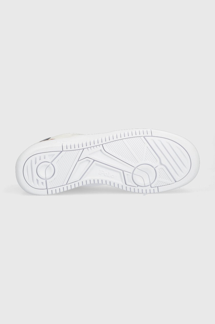 Sneakersy skórzane Masters Crt Polo Ralph Lauren biały 809891794001