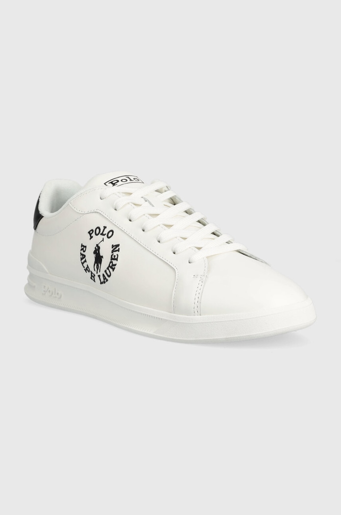 Polo Ralph Lauren sneakersy skórzane Hrt Crt Cl 809892336001 biały SS23