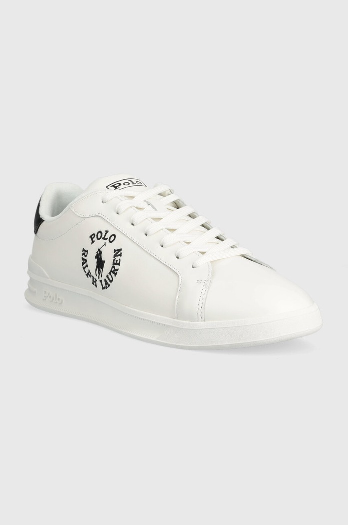 Polo Ralph Lauren sneakersy skórzane Hrt Crt Cl 809892336001 biały SS23