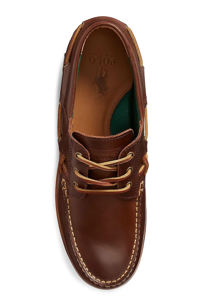Obuwie Polo Ralph Lauren półbuty skórzane Ranger Deck 812898336001 brązowy