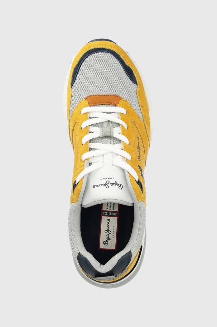 Sneakers boty Pepe Jeans DAVE žlutá PMS30936