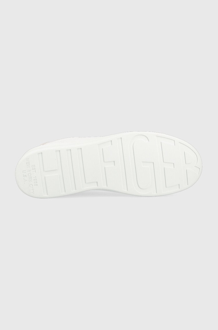 Tommy Hilfiger sneakersy skórzane COURT SNEAKER LEATHER CUP FM0FM04483 biały