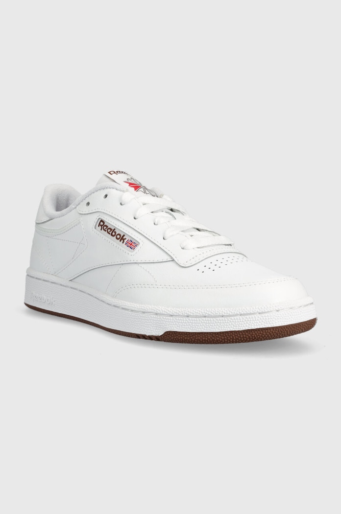 Reebok Classic Sneakersy skórzane Club C 85 FZ6012.100039279 biały AW23