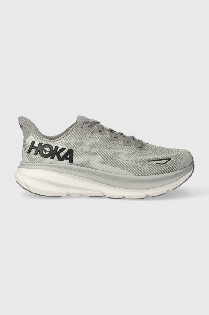 Běžecké boty Hoka Clifton 9 Planet friendly šedá 1127895
