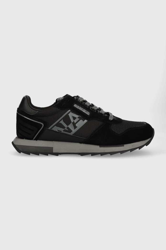 Napapijri sneakersy Virtus skóra zamszowa czarny NP0A4HL8.041