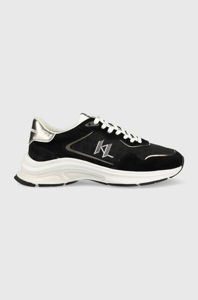 Sneakers Karl Lagerfeld LUX FINESSE υφασμάτινο μαύρο KL53165.40S