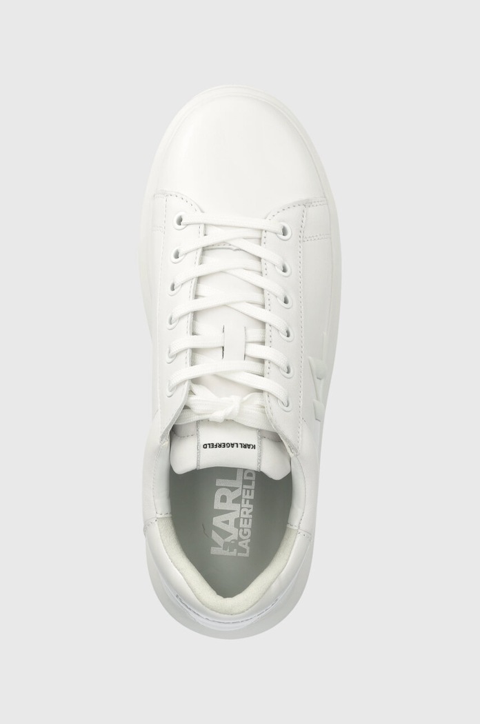 Δερμάτινα sneakers Karl Lagerfeld KAPRI MENS λευκό KL52515.01W