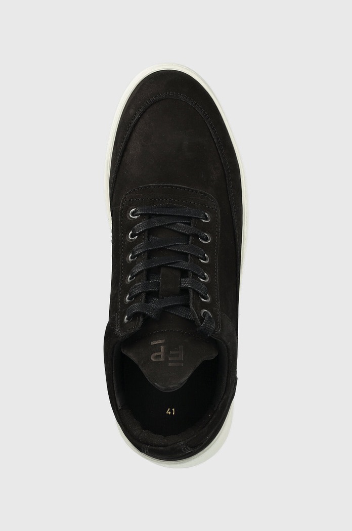 Σουέτ sneakers Filling Pieces Low Top Ripple μαύρο 25121721863