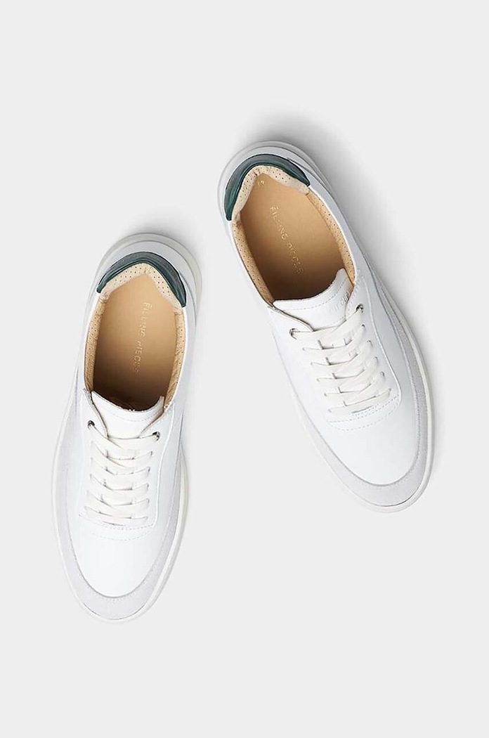 Δερμάτινα sneakers Filling Pieces Mondo Squash 46733331901 λευκό