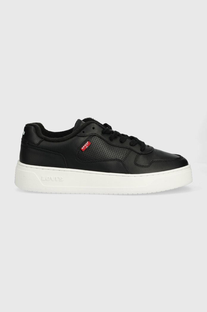 Kožené sneakers boty Levi's Glide Planet friendly černá D7521.0002