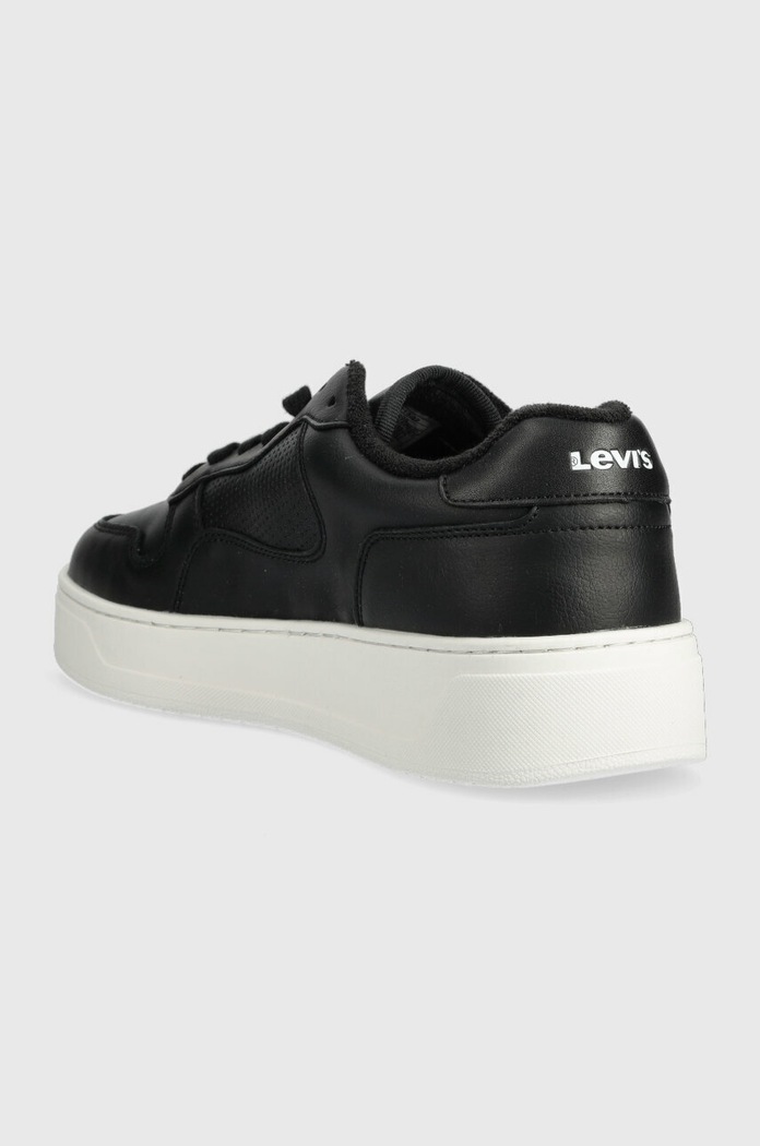 Boty Kožené sneakers boty Levi's Glide D7521.0002 černá