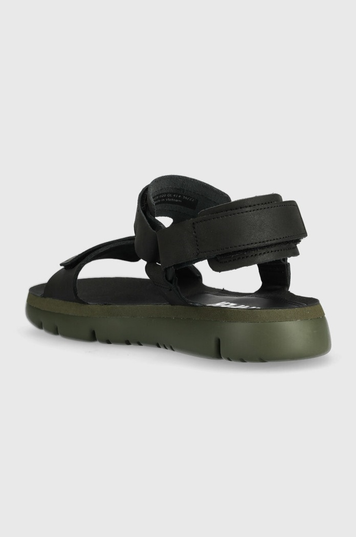 Παπούτσια Δερμάτινα σανδάλια Camper Oruga Sandal K100416.020 μαύρο