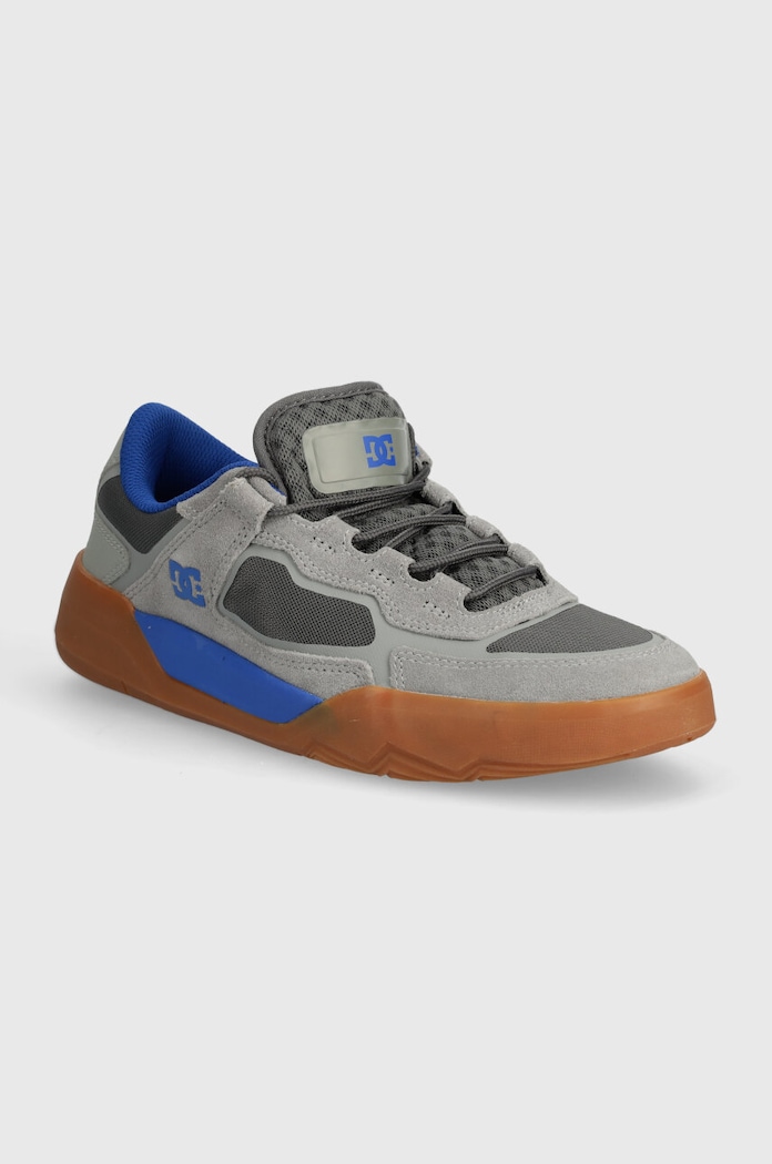 DC sneakersy Metric skóra zamszowa szary ADYS100634