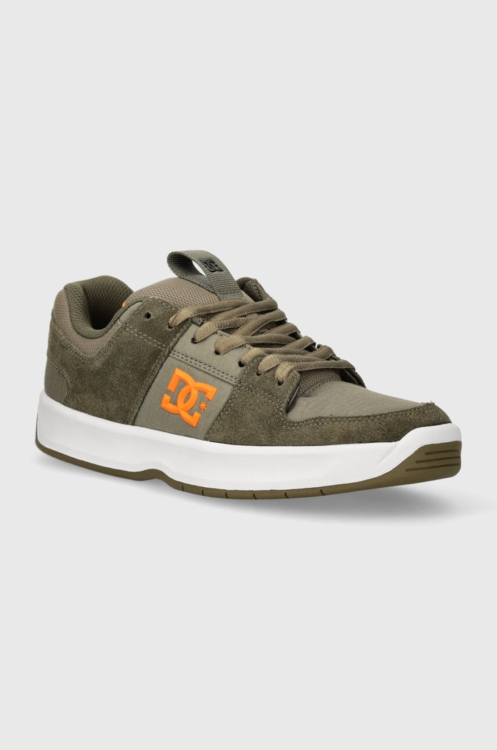 DC sneakersy Lynx skóra zamszowa zielony ADYS100615