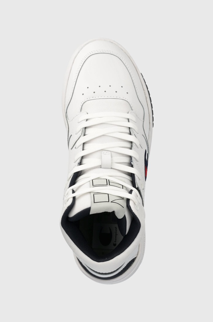Δερμάτινα sneakers Champion Mid Cut Shoe Z80 λευκό S22095