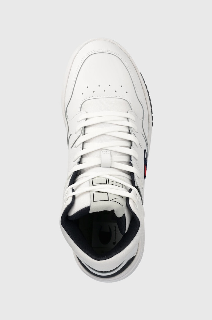 Δερμάτινα sneakers Champion Mid Cut Shoe Z80 λευκό S22095