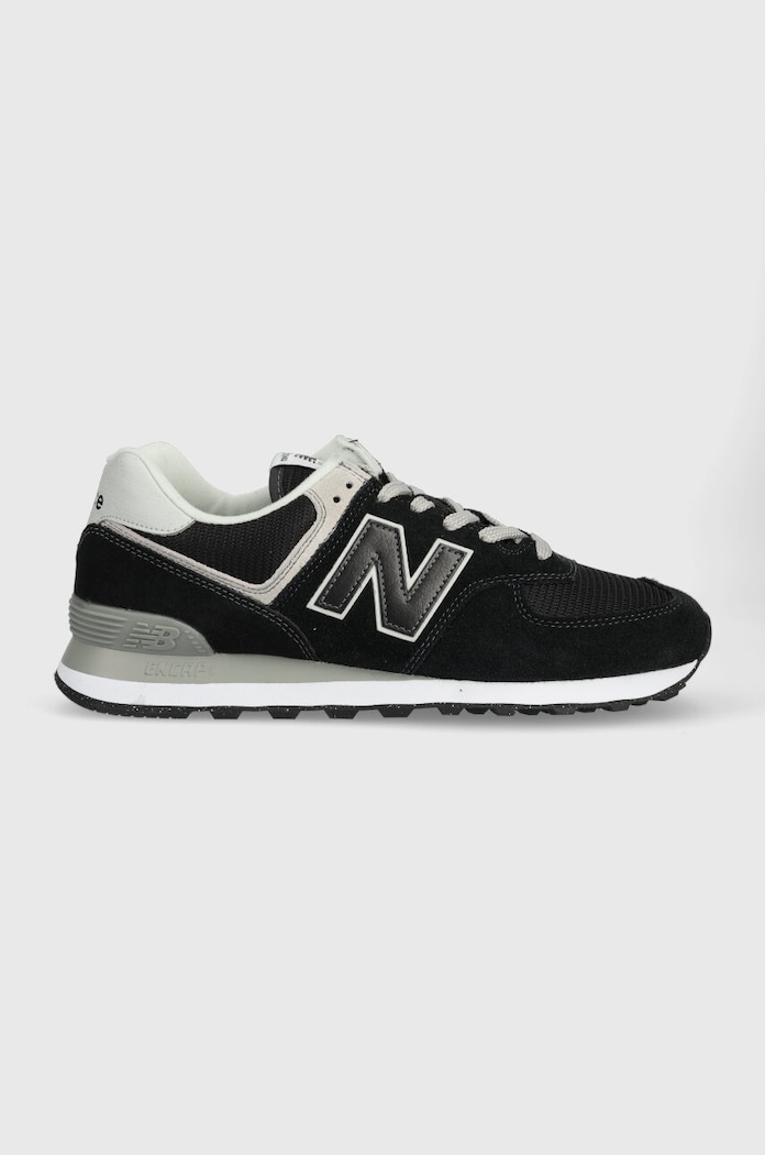 New Balance 574 Black White tekstylny czarny ML574EVB