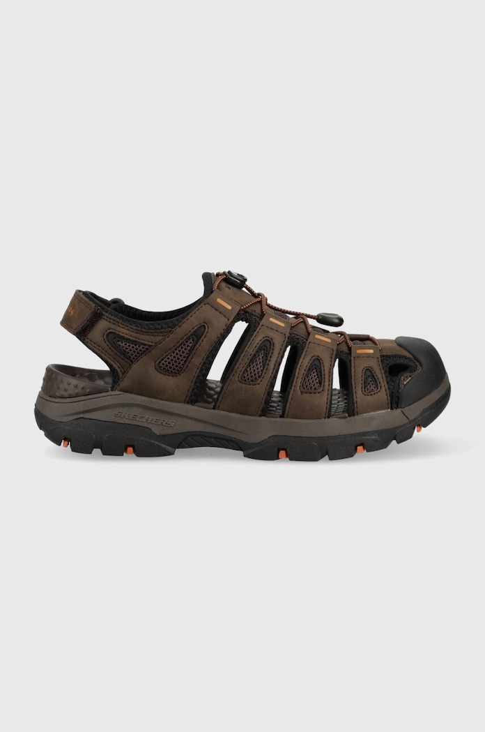 Sandále Skechers Tresmen Outseen RELAXED FIT outdoor hnedá 204111