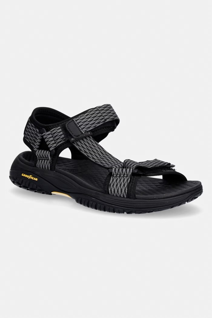 Skechers sandále trekingové pánske RELAXED FIT sivá 204351