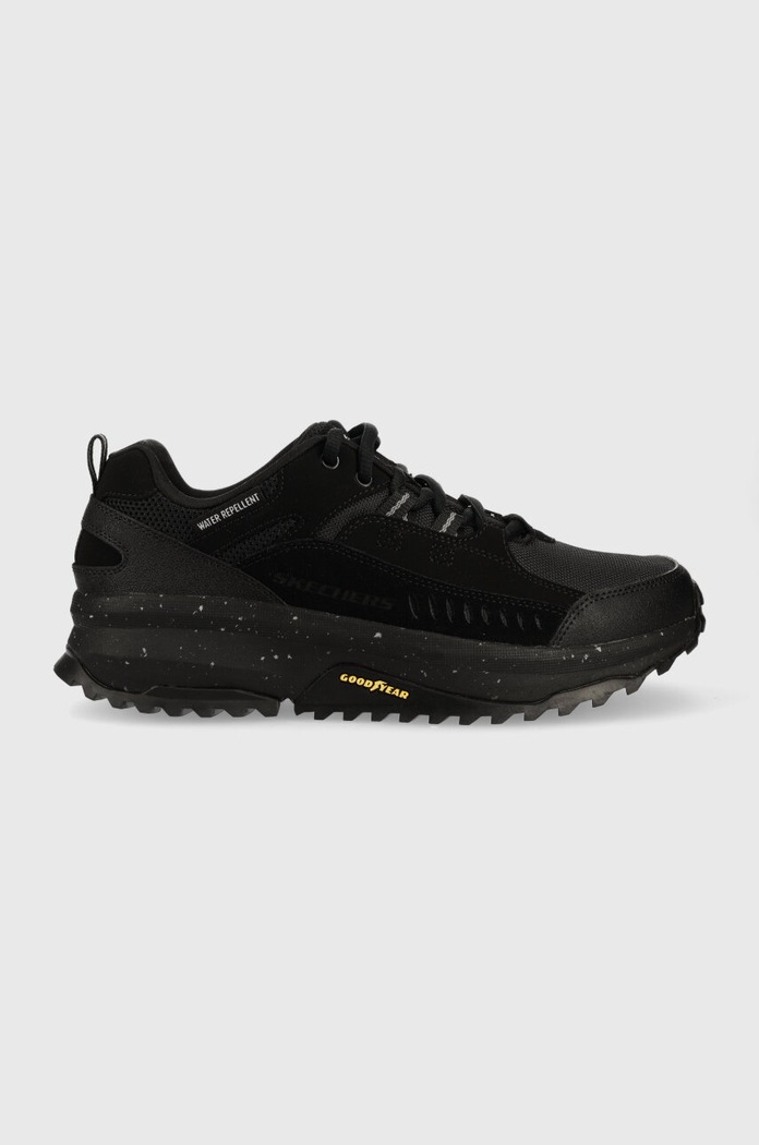 Topánky Skechers Bionic Trail Road Sector semišová koža čierna 237219