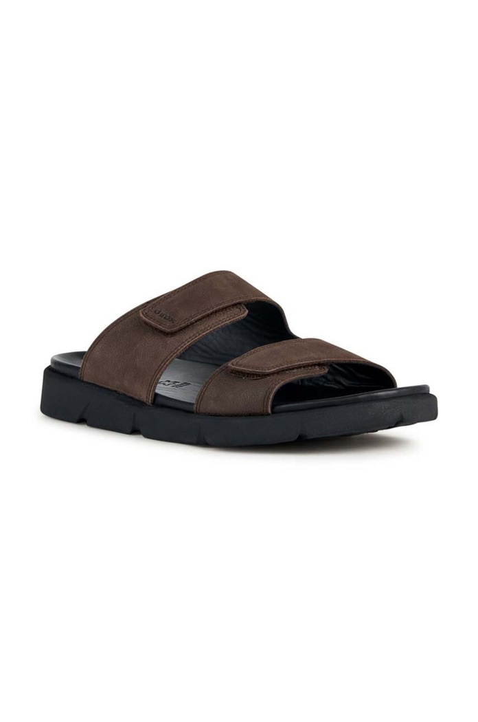 Geox klapki zamszowe U XAND 2S B U35BGB.00032.C6009 brązowy SS23