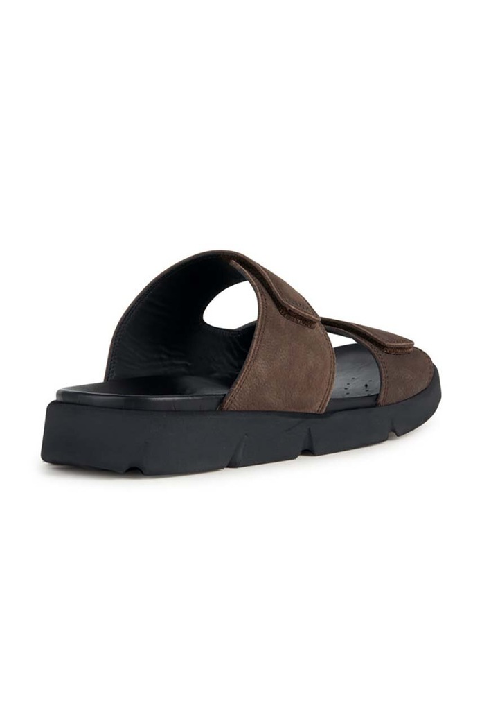 Geox klapki zamszowe U XAND 2S B brązowy U35BGB.00032.C6009