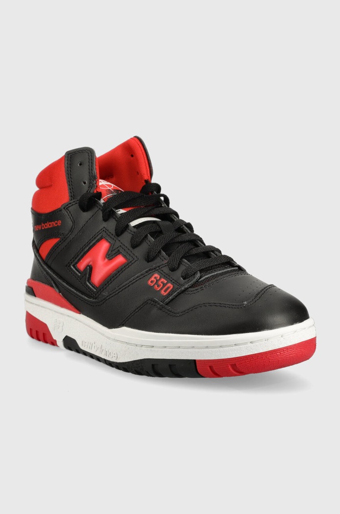 New Balance sneakersy skórzane BB650RBR BB650RBR czarny SS23