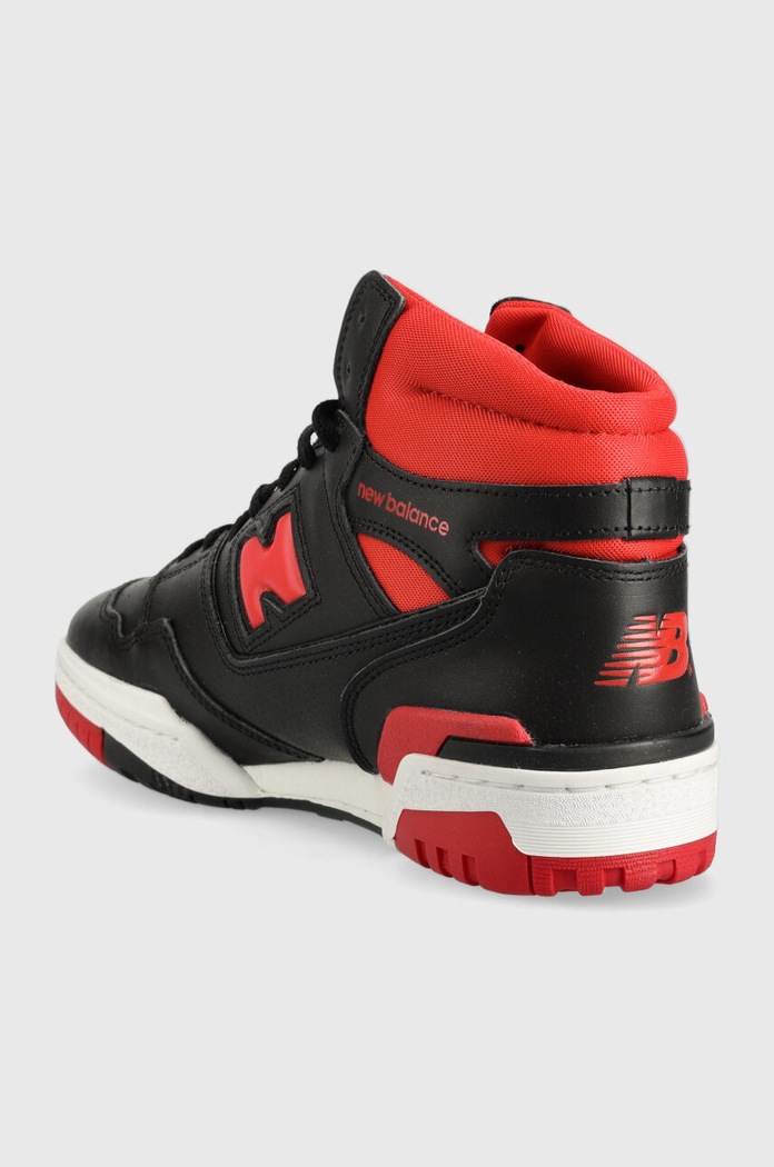 Obuwie New Balance sneakersy skórzane BB650RBR BB650RBR czarny