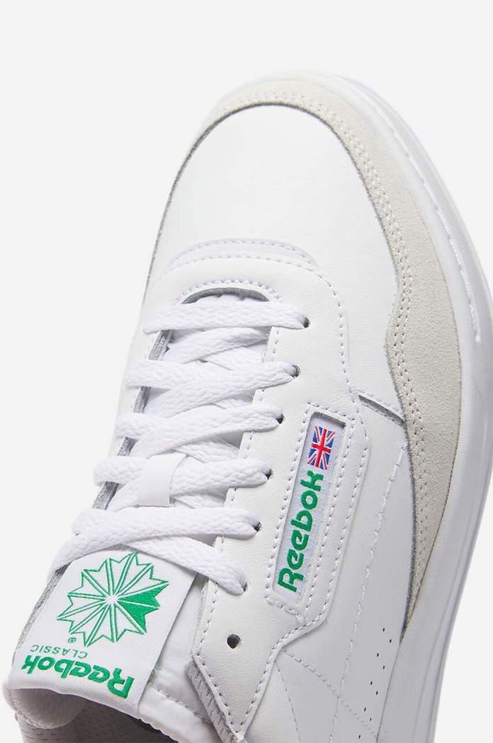 Kožené tenisky Reebok Classic Court Peak GY2548 bílá