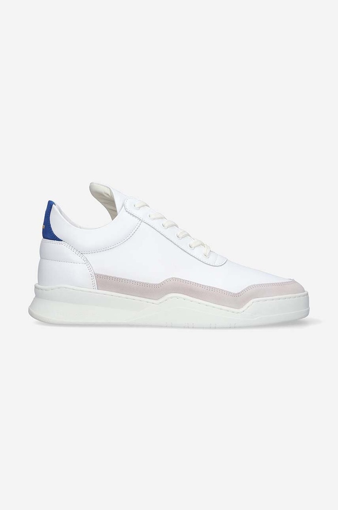 Δερμάτινα sneakers Filling Pieces Low Top Ghost μικρό λευκό 10120631925