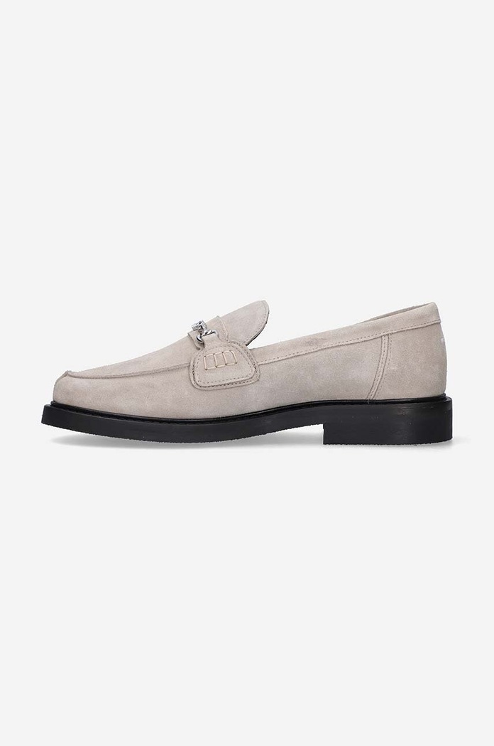 Încălțăminte Filling Pieces mocasini din piele întoarsă Loafer Suede 44222791108 gri