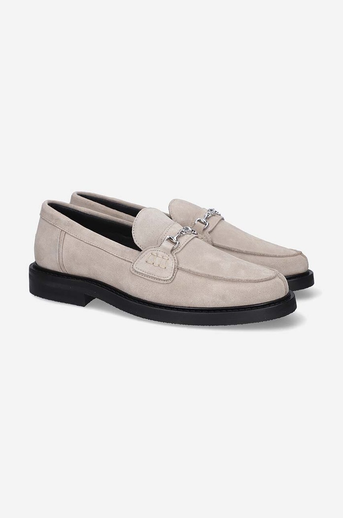 Filling Pieces mocasini din piele întoarsă Loafer Suede 44222791108 gri