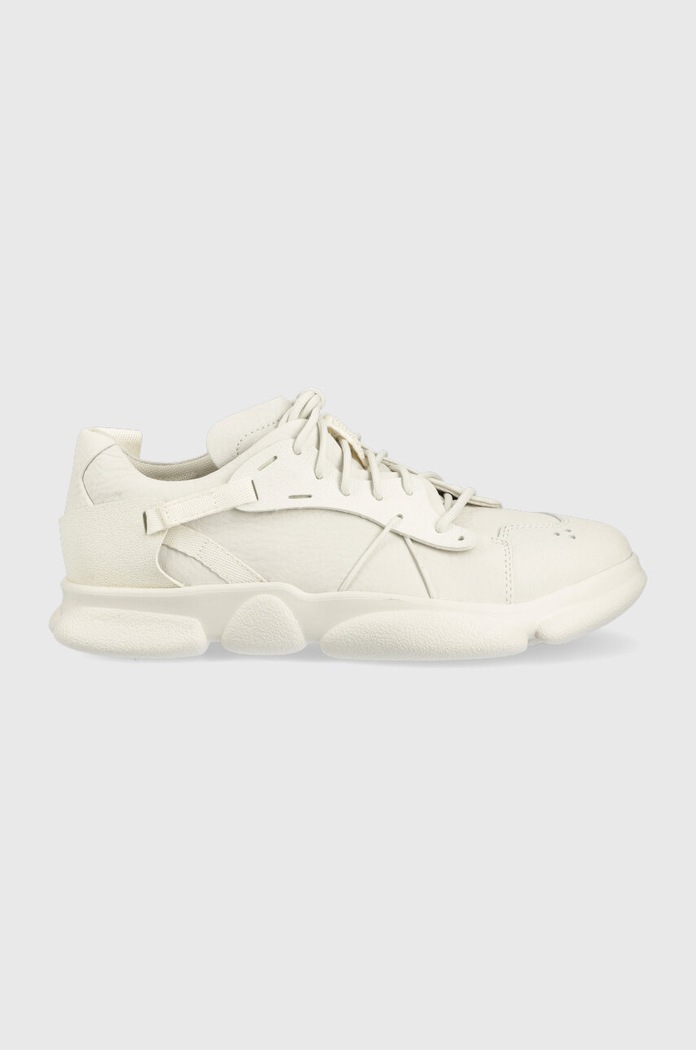 Δερμάτινα sneakers Camper Karst Planet friendly λευκό K100845.001