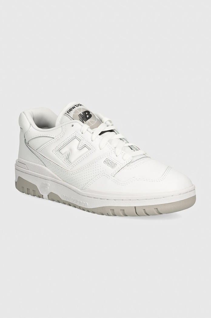 Kožené tenisky New Balance 550 usňová koža biela BB550PB1