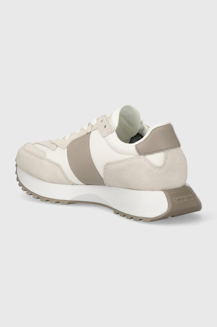 Παπούτσια Sneakers Calvin Klein LOW TOP LACE UP MIX HM0HM00497 μπεζ