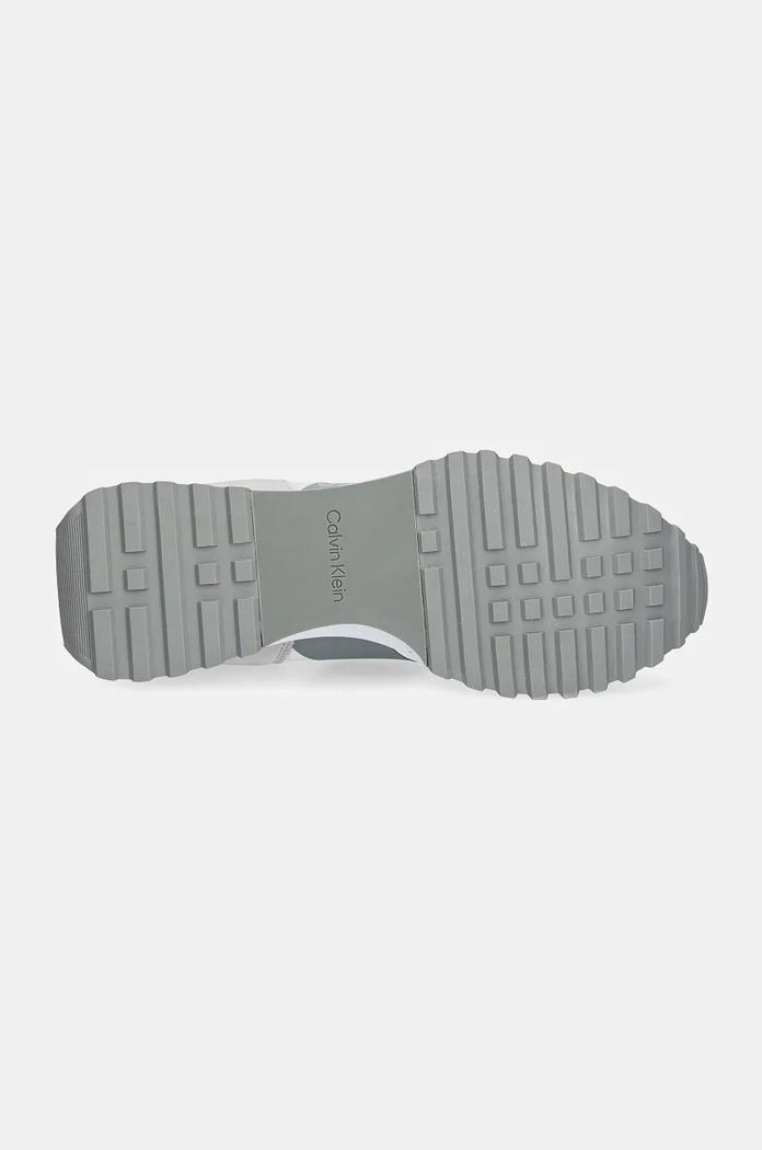 Tenisky Calvin Klein LOW TOP LACE UP MIX HM0HM00497 šedá