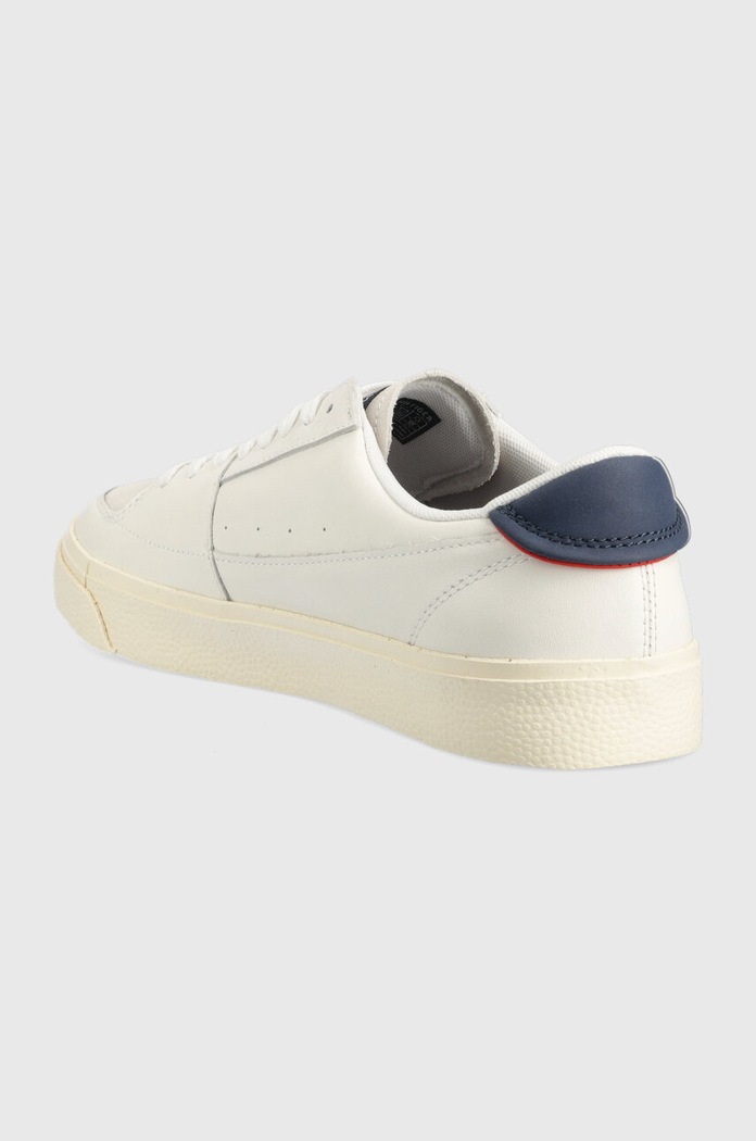 Cipők Tommy Jeans bőr sportcipő TOMMY JEANS VULCANIZED ESS EM0EM01106.YBL fehér