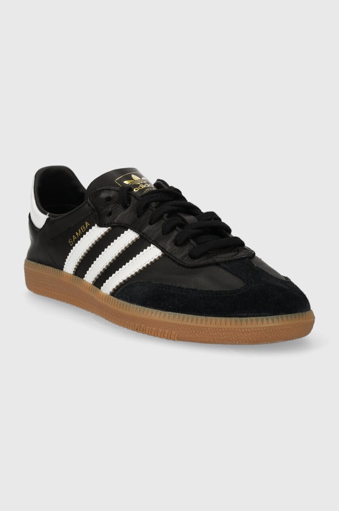 Kožené tenisky adidas Originals IF0641 černá SS24