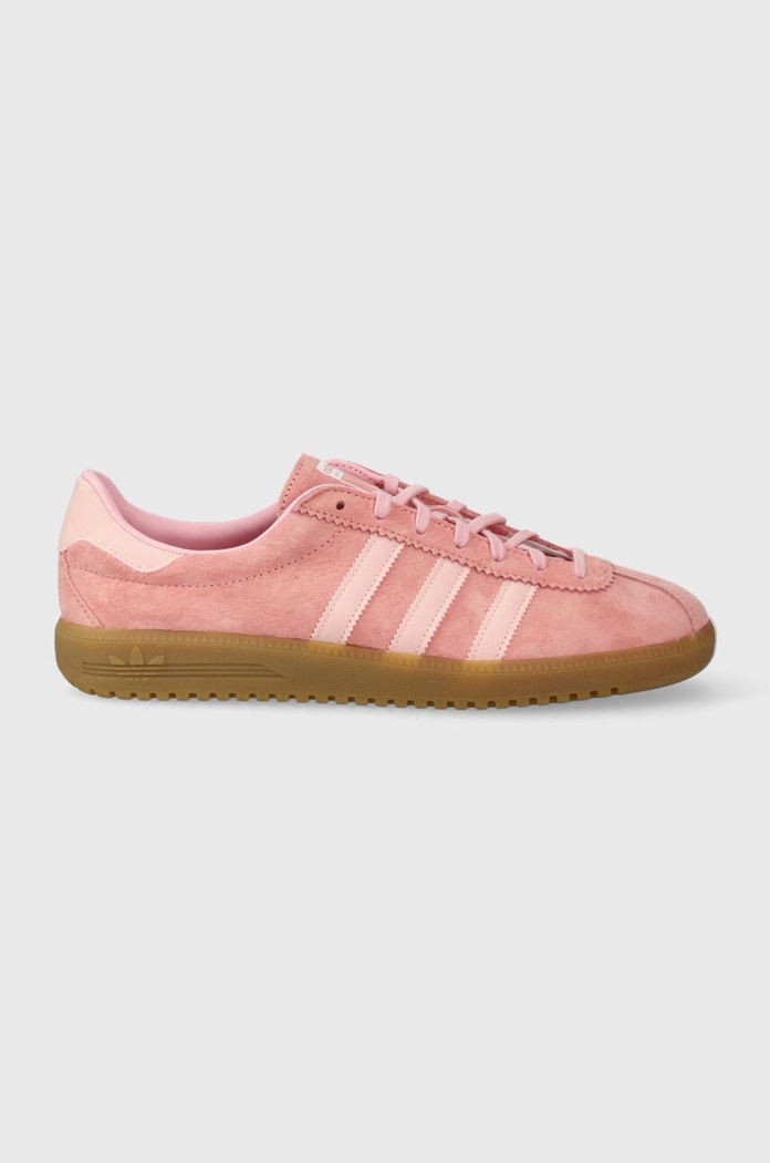 Semišové tenisky adidas Originals nízký růžová GY7386