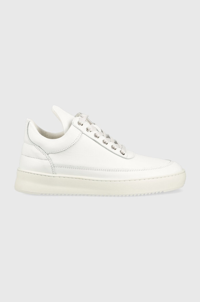 Δερμάτινα sneakers Filling Pieces Low Top Ripple Nappa φλατ λευκό 25121721855